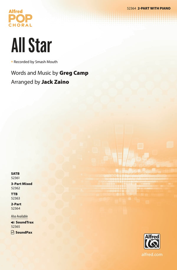 All Star Sheet Music Preview