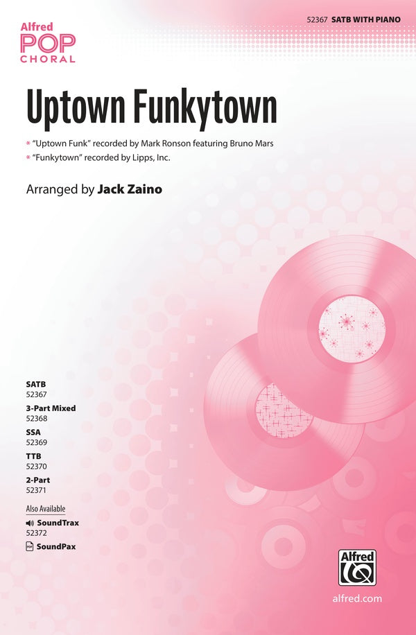 Uptown Funkytown Sheet Music Preview