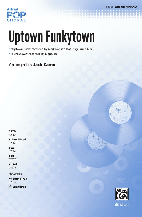 Uptown Funkytown Sheet Music Preview