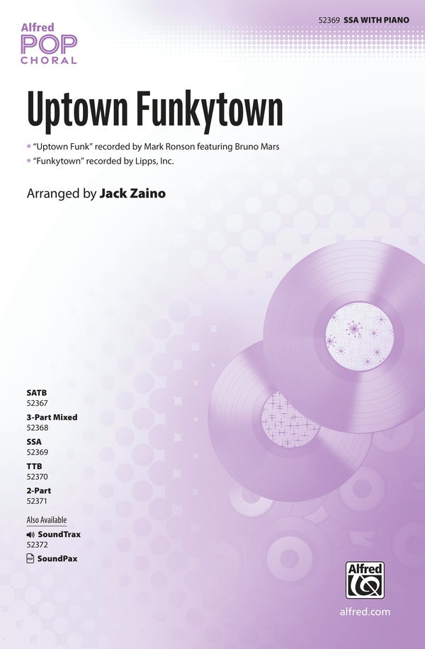 Uptown Funkytown Sheet Music Preview