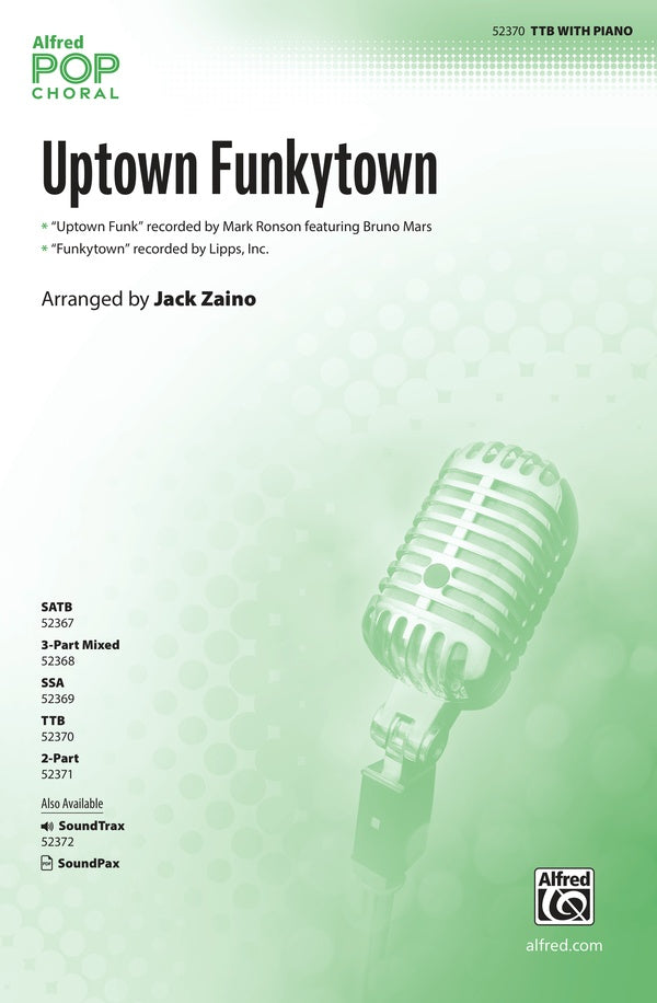 Uptown Funkytown Sheet Music Preview