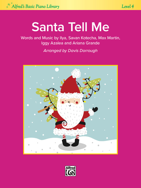 Santa Tell Me (Ariana Grande) Sheet Music Preview
