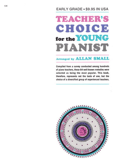 Teacher's Choice for the Young Pianist Cover Image