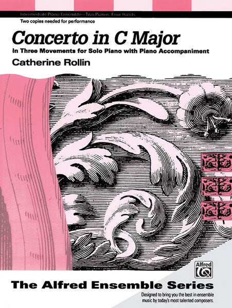 Concerto in C Major: In Three Movements for Solo Piano with Piano Accompaniment - Piano Duo (2 Pianos, 4 Hands) Sheet Music Preview