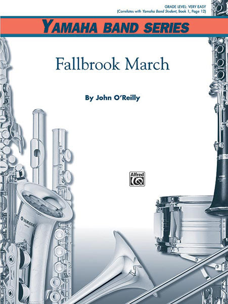 Fallbrook March: 1st B-flat Clarinet Sheet Music Preview