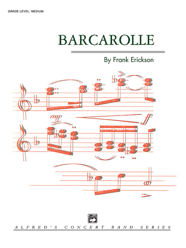 Barcarolle: 1st Trombone Sheet Music Preview