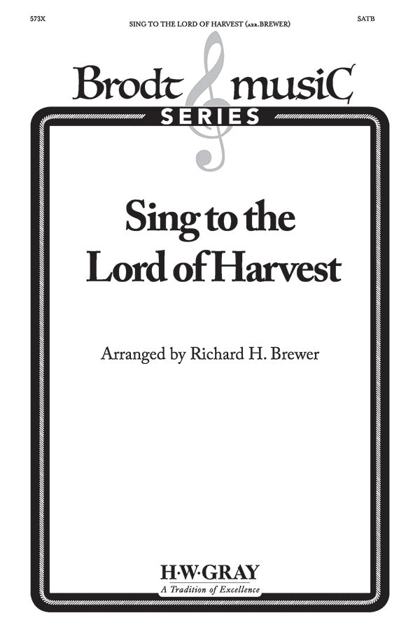 Sing to the Lord of Harvest Cover Image