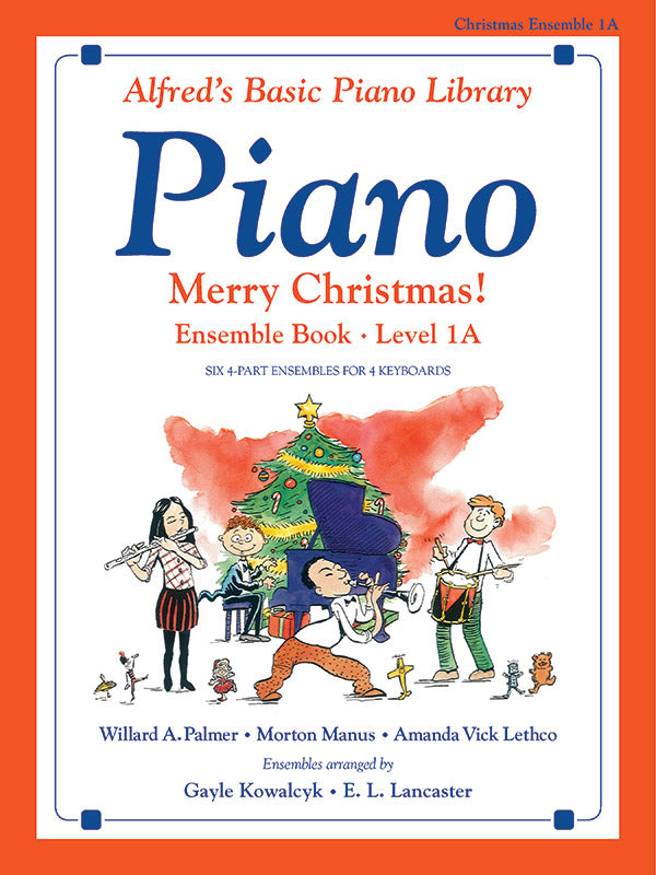 Alfred's Basic Piano Library: Merry Christmas! Ensemble, Book 1A Sheet Music Preview