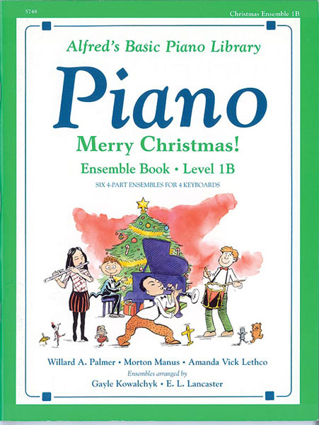 Alfred's Basic Piano Library: Merry Christmas! Ensemble, Book 1B Cover Image