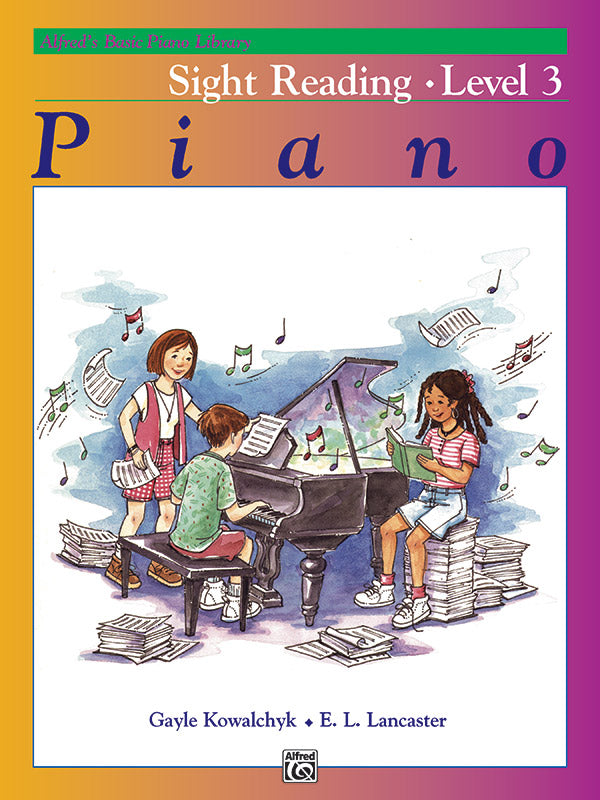Alfred's Basic Piano Library: Sight Reading Book 3 Sheet Music Preview
