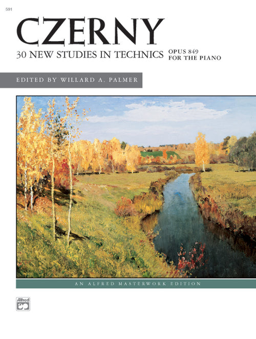 Czerny: 30 New Studies in Technique, Opus 849 Cover Image