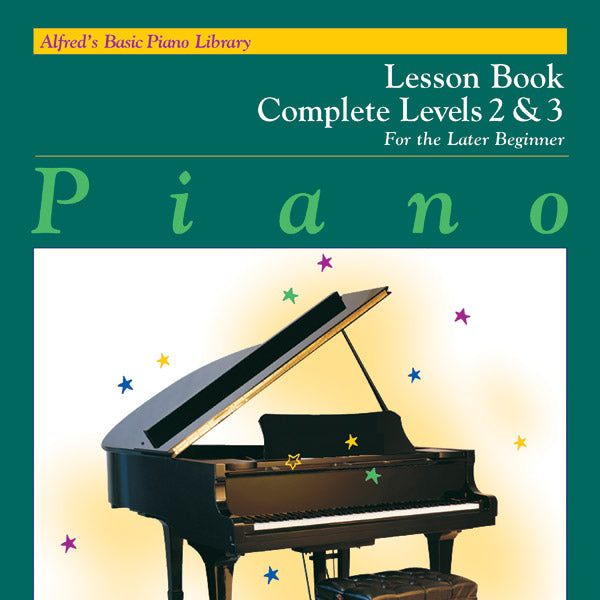 Alfred's Basic Piano Library: Lesson Book Complete 2 & 3 Cover Image