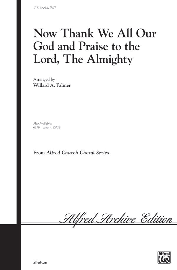 Now Thank We All Our God and Praise to the Lord, the Almighty Sheet Music Preview