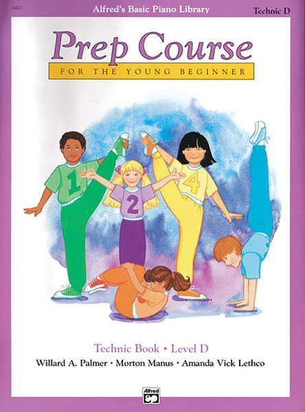 Alfred's Basic Piano Prep Course: Technic Book D Cover Image