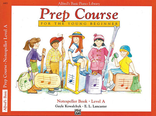 Alfred's Basic Piano Prep Course: Notespeller Book A Cover Image