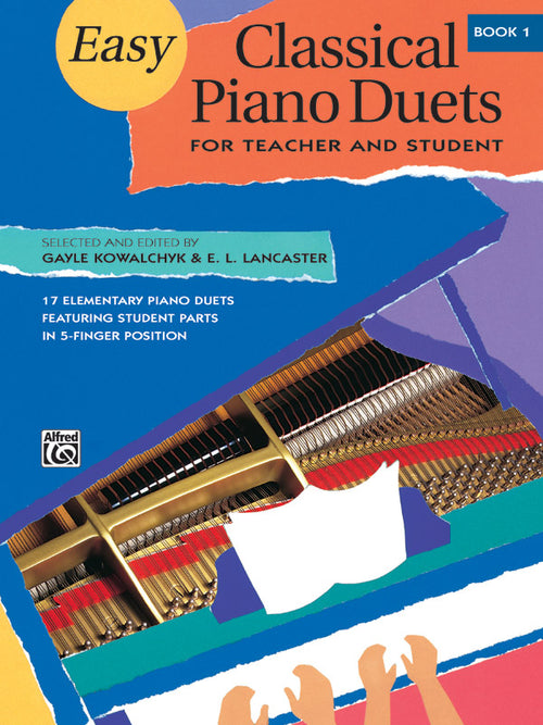 Easy Classical Piano Duets for Teacher and Student, Book 1 Cover Image