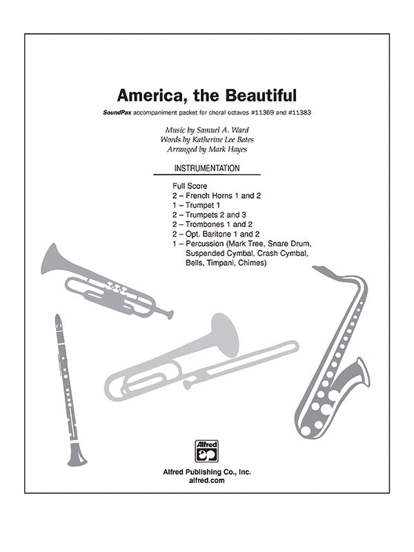 America, the Beautiful: Score Sheet Music Preview