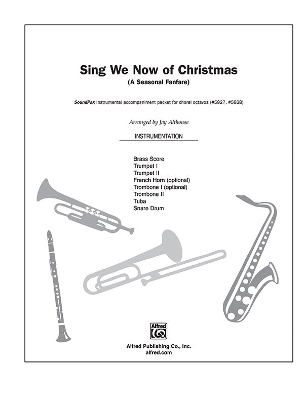 Sing We Now of Christmas (A Seasonal Fanfare): Snare Drum Sheet Music Preview