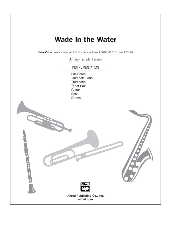 Wade in the Water: 1st B-flat Trumpet Sheet Music Preview