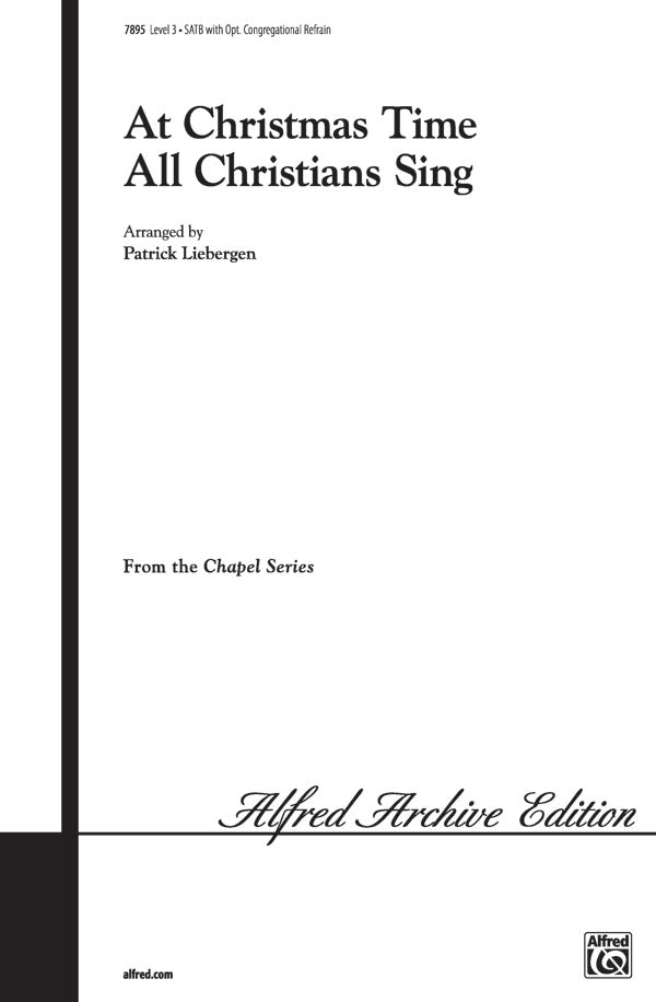 At Christmas Time All Christians Sing Cover Image