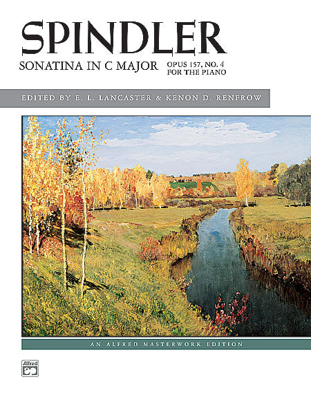 Spindler: Sonatina in C, Opus 157, No. 4 Cover Image