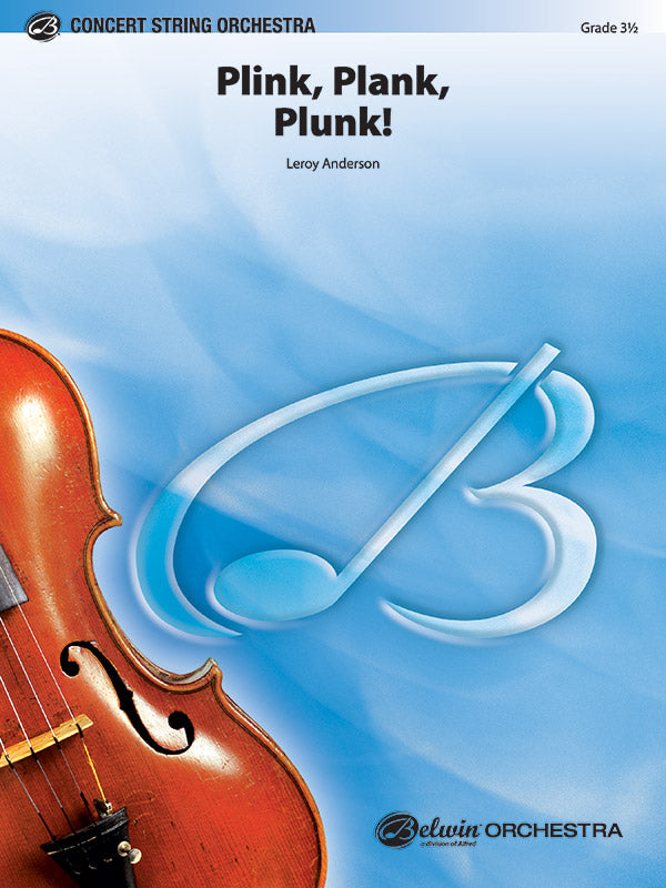 Plink, Plank, Plunk!: 2nd Violin Sheet Music Preview