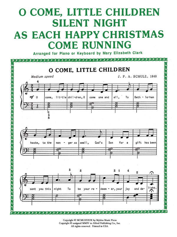 Christmas Beginners, Set 1 Cover Image