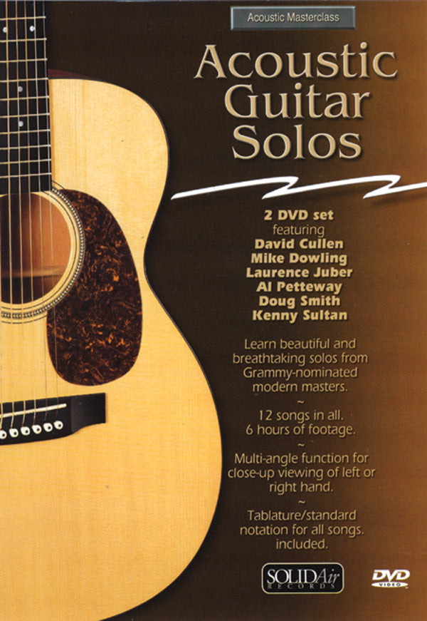 Acoustic Masterclass Series: Acoustic Guitar Solos Cover Image