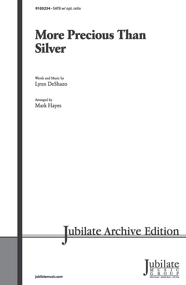 More Precious Than Silver with Give Me Jesus Cover Image