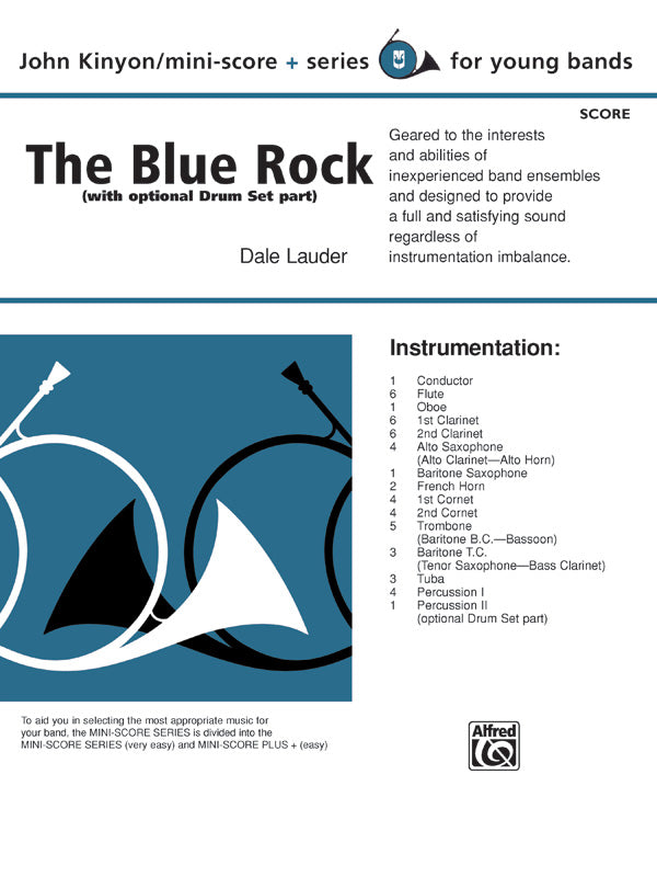 The Blue Rock (with optional Drum Set part) Cover Image