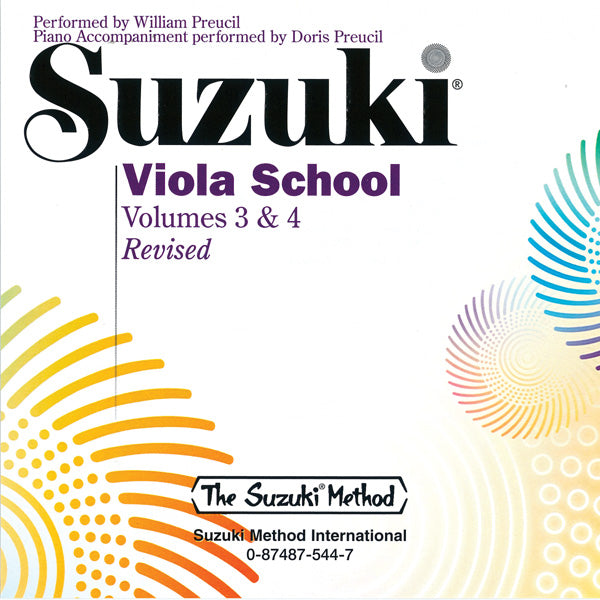 Suzuki Viola School, Volumes 3 & 4 Cover Image
