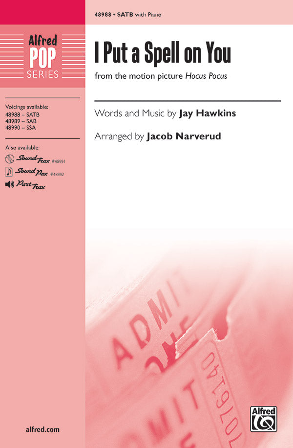 I Put a Spell on You (SATB) Cover Image