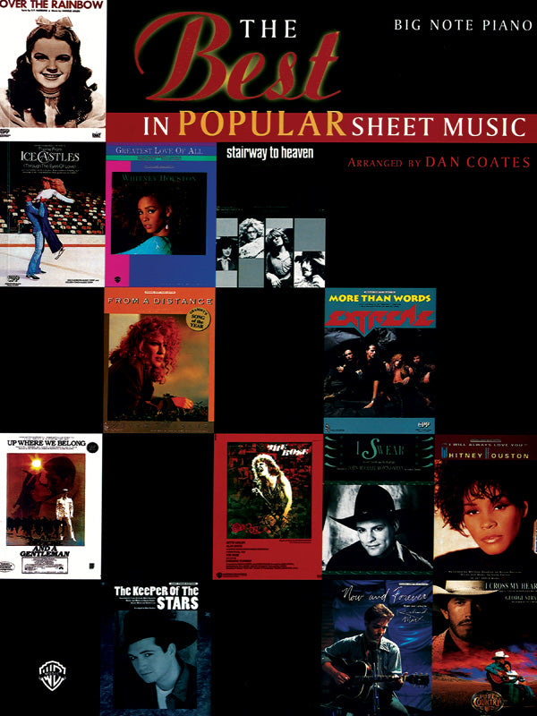 The Best in Popular Sheet Music Cover Image