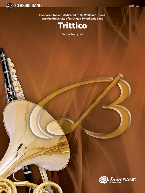 Trittico: 2nd E-flat Alto Saxophone Sheet Music Preview