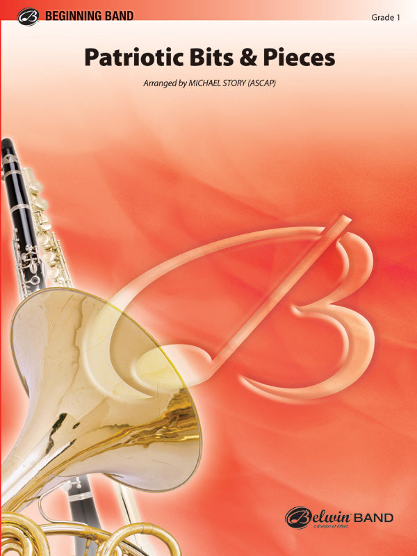 Patriotic Bits & Pieces (based on Favorite American Themes): (wp) 1st Horn in E-flat Sheet Music Preview