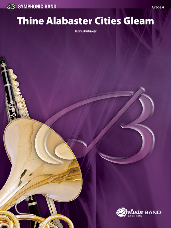 Thine Alabaster Cities Gleam (A Message of Hope for America): Piccolo Sheet Music Preview