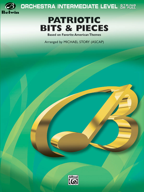 Patriotic Bits & Pieces (based on Favorite American Themes): 1st B-flat Clarinet Sheet Music Preview
