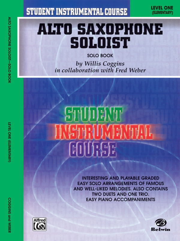Student Instrumental Course: Alto Saxophone Soloist, Level I Cover Image