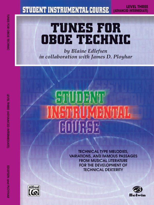 Student Instrumental Course: Tunes for Oboe Technic, Level III Cover Image