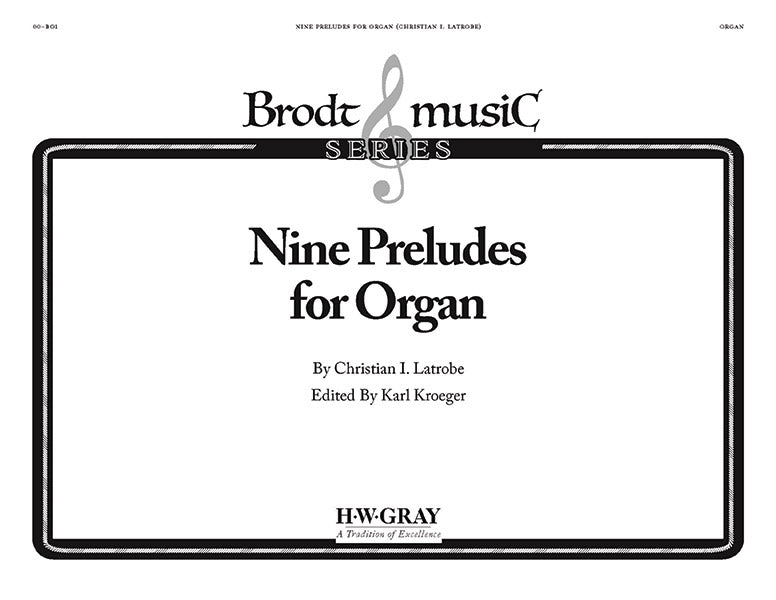 Nine Preludes for Organ Cover Image