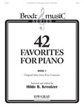 42 Favorites for Piano, Book 1 Cover Image