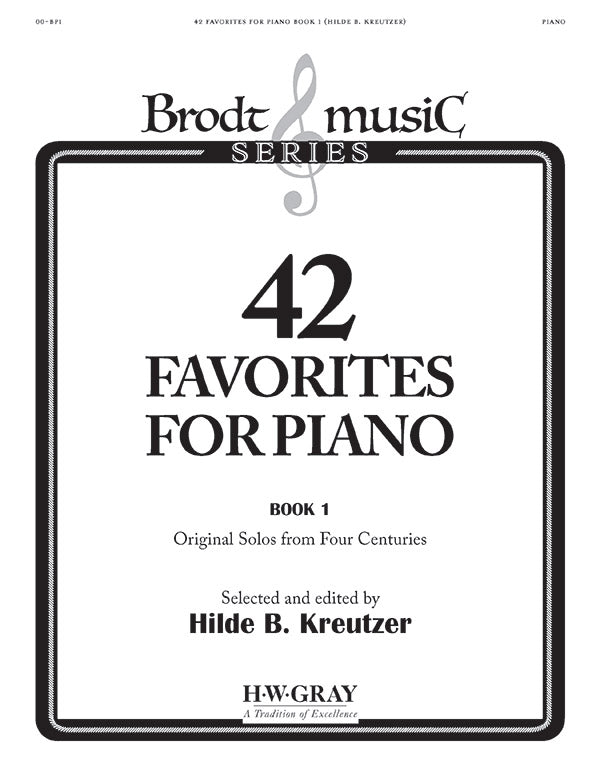 42 Favorites for Piano, Book 1 Cover Image