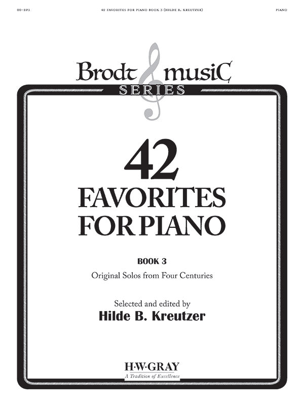 42 Favorites for Piano, Book 3 Cover Image
