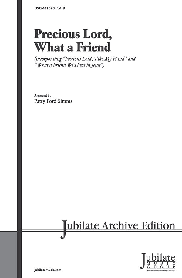 Precious Lord, What a Friend Cover Image