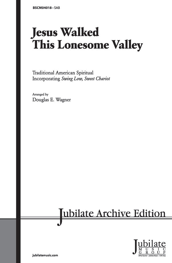 Jesus Walked This Lonesome Valley Cover Image