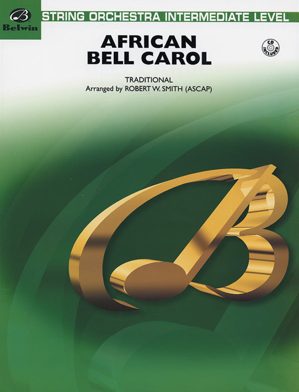 African Bell Carol (for String Orchestra and Percussion): String Bass Sheet Music Preview