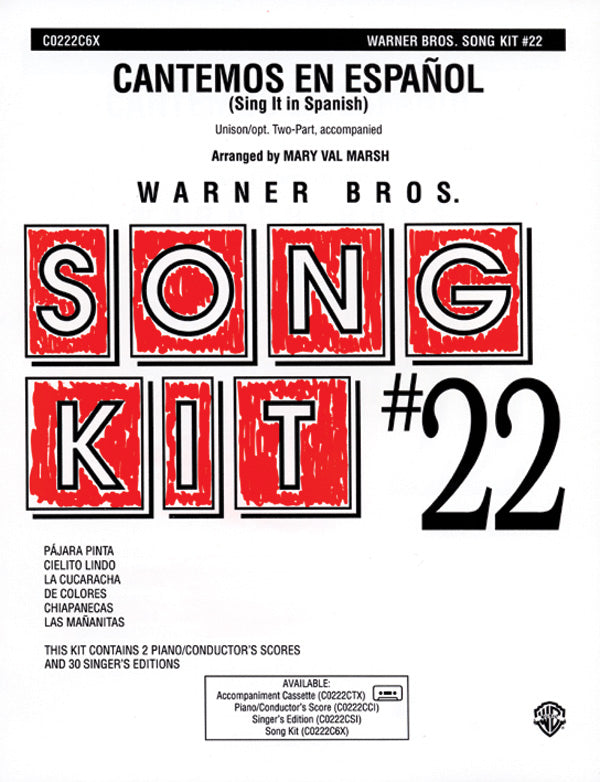 Cantemos en Español (Sing It in Spanish): Song Kit #22 Cover Image