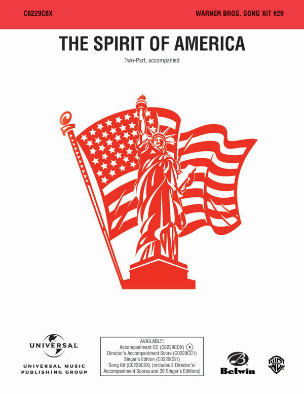 The Spirit of America: Song Kit #29 Cover Image