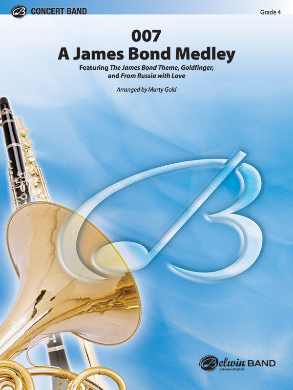 007 -- A James Bond Medley: 1st B-flat Clarinet Sheet Music Preview