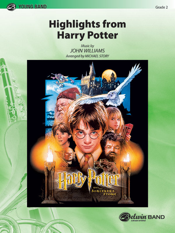Harry Potter, Highlights from: B-flat Bass Clarinet Sheet Music Preview